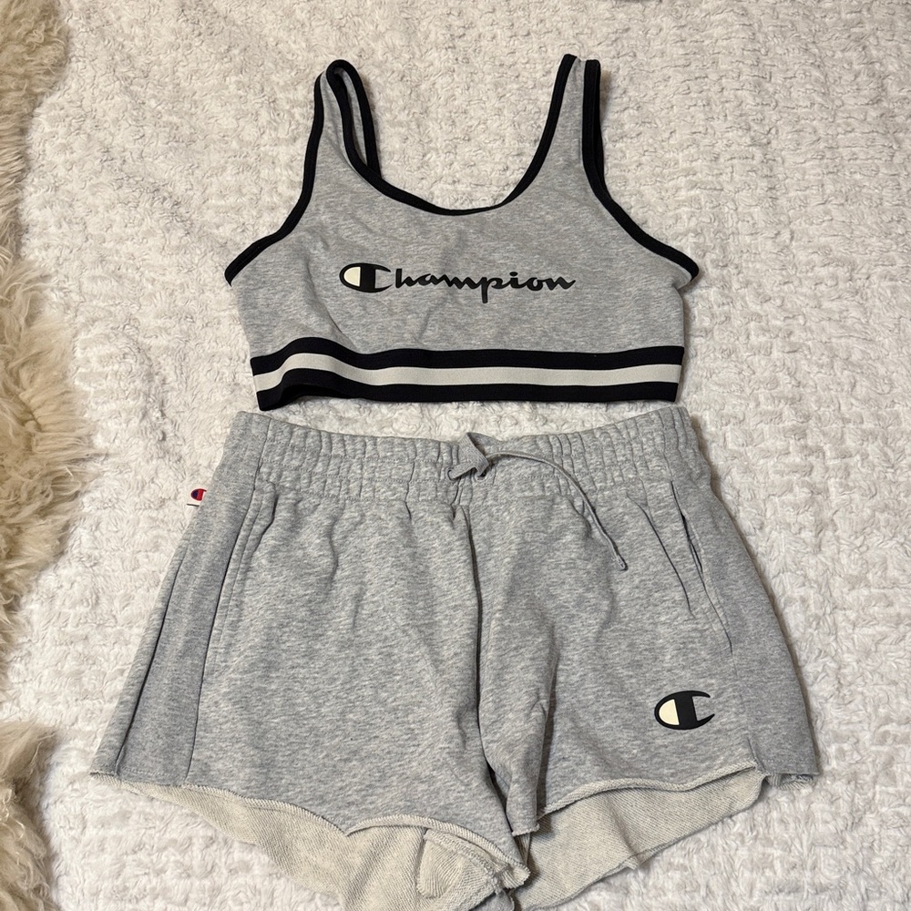 Champion Heather Gray Sports Set